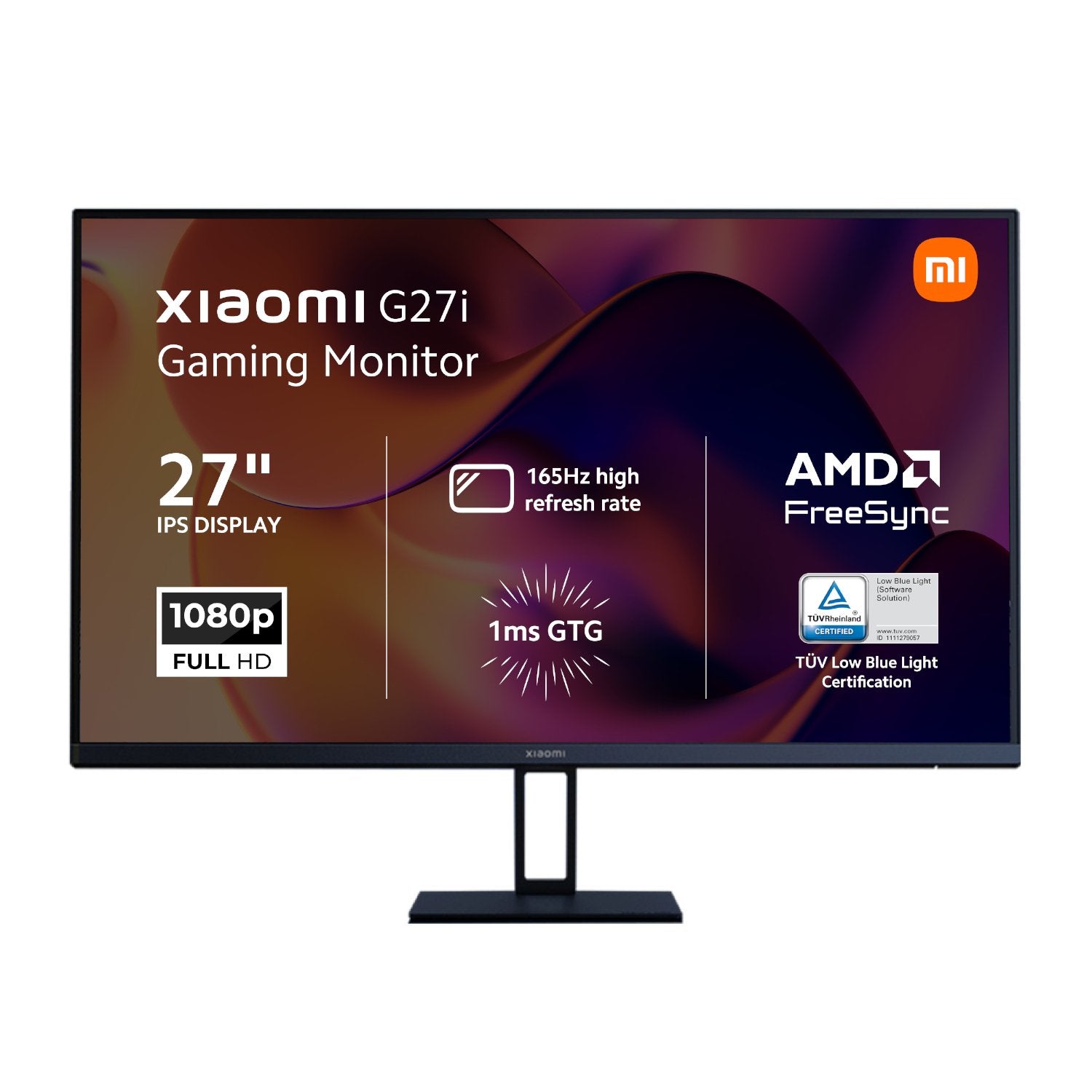 Xiaomi G27i 27" Full HD 1080p IPS Gaming Monitor (165Hz, 1ms, 16_9, HDMI/DP, and AMD FreeSync Premium)