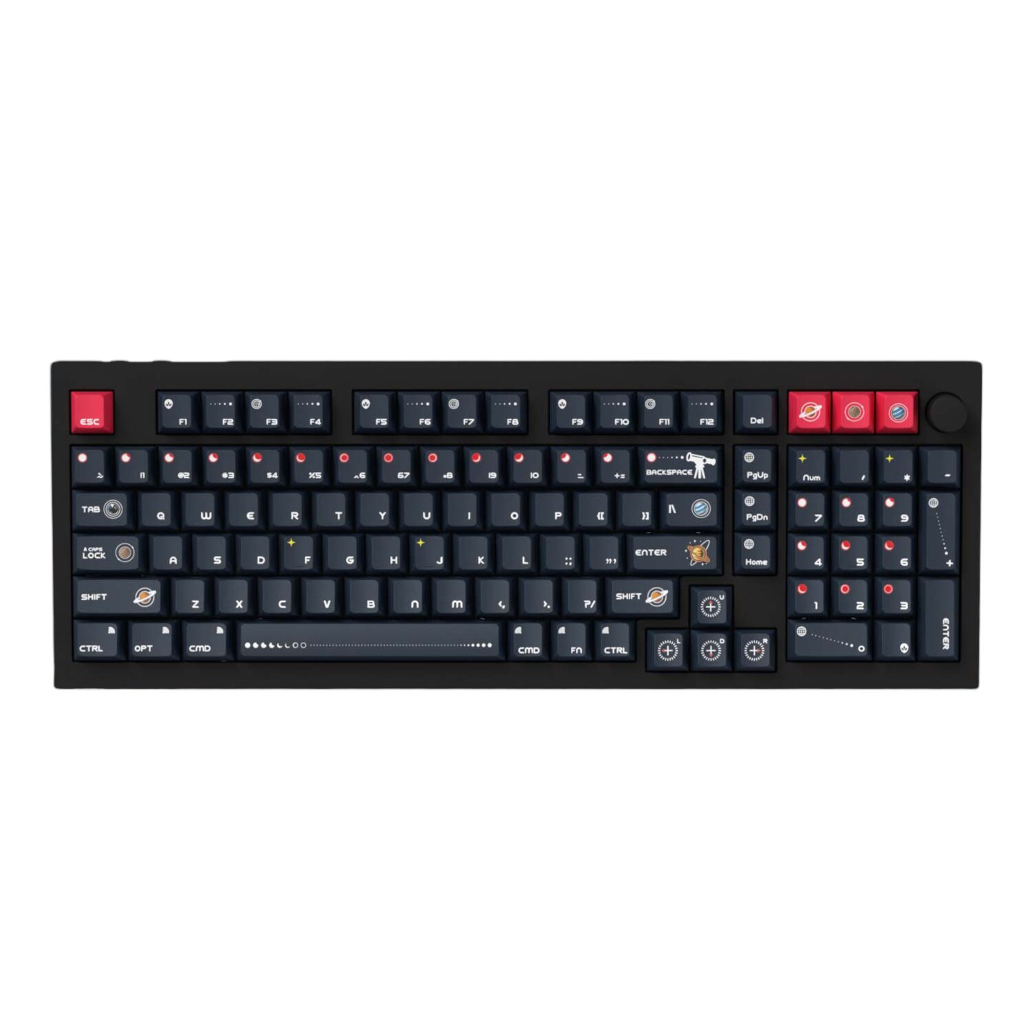 Keychron Cherry Profile Cosmic Galaxy Dye-Sub PBT Keycap Set-0