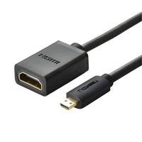 UGREEN 20134-20134 Micro HDMI Male to HDMI Female Adapter - Black-0