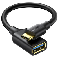 UGreen Type-C to USB-A Adapter (Male to Female, 15cm)– Black-0