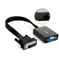 UGreen DVI-D 24+1 to VGA Active Video Adapter (Male to Female) – Black-0
