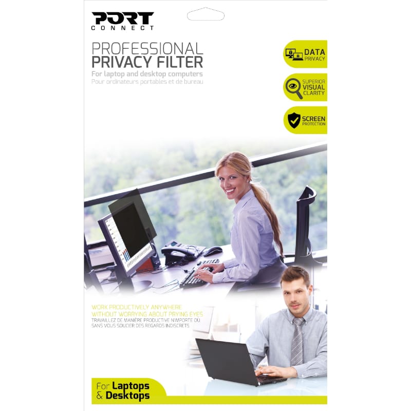 Port Connect 2D Gold Touchscreen Privacy Filter 12.5"-0