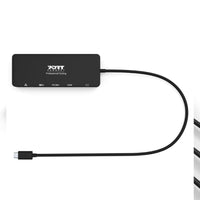 Port USB Type-C to 1 x RJ45|1 x USB3.0 SS|1 x Type-C 85W PD|1 x HDMI2.0|1 x VGA 30cm Cable Dock - Black