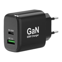 Port Connect 65W GaN Type-C and USB-A Fast Charger-0