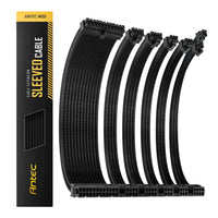 Antec 300mm Sleeved Braided Power Extension Cable Kit - Black -0