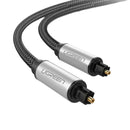 UGreen AV108 Male to Male Toslink Optical Audio Cable 2m–Grey-0