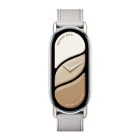 Xiaomi Smart Band 10 Leather Strap - Grey-0
