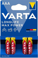 Varta LongLife Alkaline AAA Max Power 4 Pack
