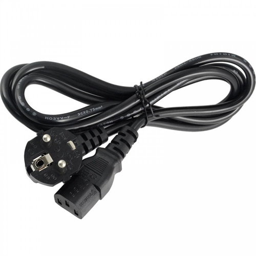 UniQue Black 1.8m Standard Single Head Power 2