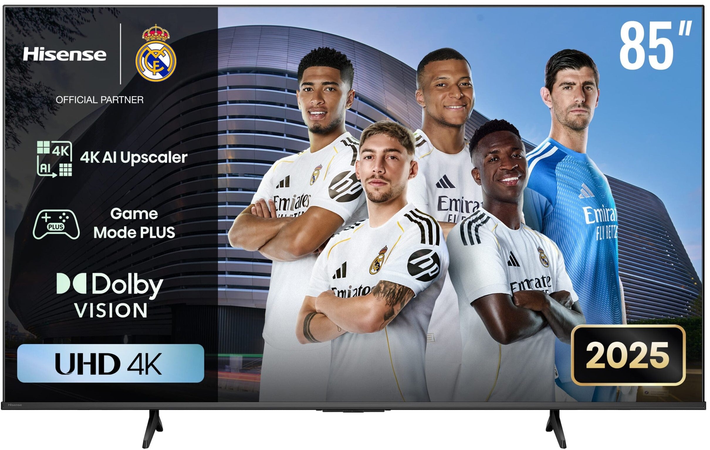 Hisense 85 Inch 4K UHD VIDAA Smart LED TV