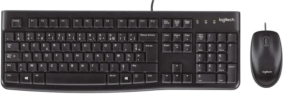 Logitech MK120 Wired Desktop Keyboard And Mouse