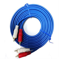 Geeko 5m 2 X Cinch RCA Male Audio Cable