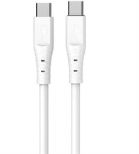 Ezra TypeC To TypeC 2meter PD20w White Cable