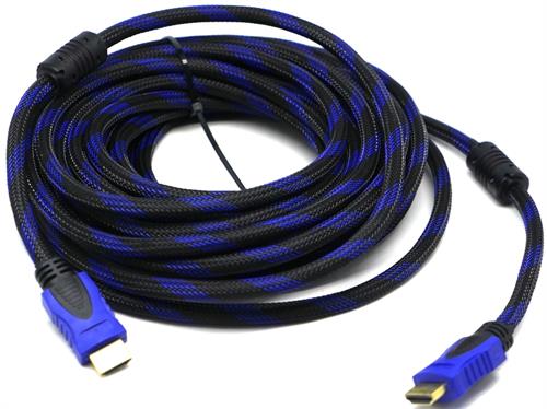 UniQue Blue Braided HDMI 19 Pin to HDMI 19 Pin