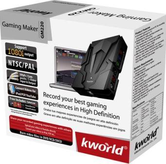 Kworld Gaming Maker Record games console footage