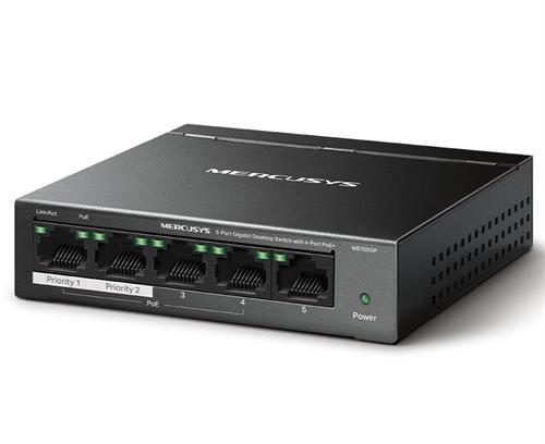 Mercusys MS105 5 Port Gigabit 5GB RJ45 Desktop