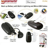 Promate Ovally White 5200mah Portable Back Up