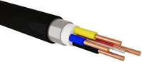 Solarix Surfix Black 4mm 4 Core With Earth Cable