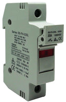 Solarix Rail Mount 1 Pole DC Fuse Holder With LED