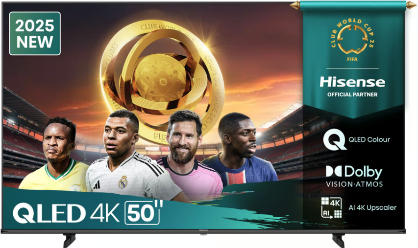 Hisense 50 Inch QLED VIDAA Smart LED TV