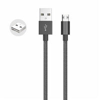 Whizzy Black Reversible Micro USB Charge And Data