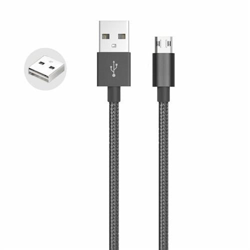 Whizzy Black Reversible Micro USB Charge And Data
