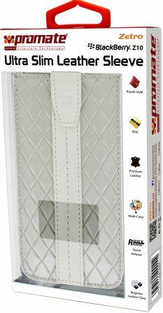 Promate White Zetro BlackBerry Z10 Ultra Slim