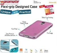 Promate Pink Akton S5 flexiGrip Protective Shell