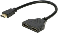UniQue Male HDMI To Female Dual HDMI Splitter