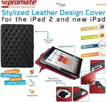 Promate Black iPose.10