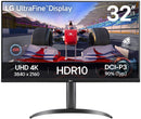 LG UltraFine 32 Inch 4K UHD VA Monitor