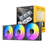 Antec Connect 120 Reverse ARGB PWM Fan 3 Pack - Black-0
