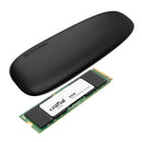 Asus Cobble M.2 SSD Type-C Enclosure and Crucial E100 480GB NVMe Bundle - Black-0