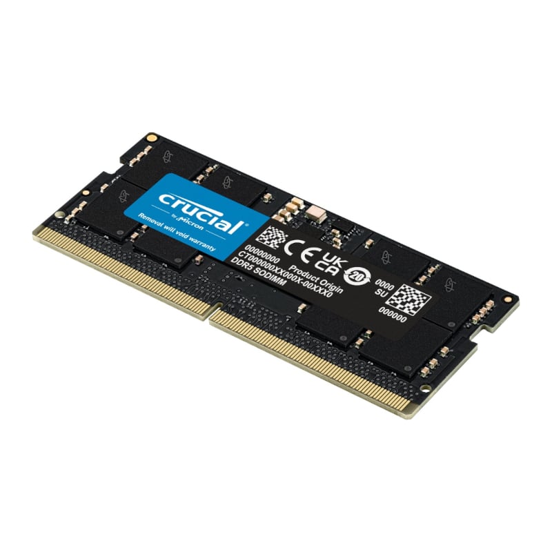 Crucial 5600MHz 8GB DDR5 SODIMM Memory Module