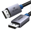 UGreen DP131 DisplayPort 2.1 Braided Cable 1M ( 80Gbps | 16K | 60Hz ) - Black/Grey-0