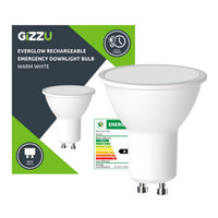 Gizzu Everglow Rechargeable Warm White Emergency Downlight Bulb-0
