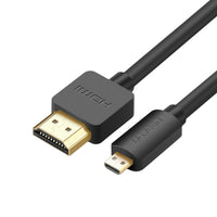 UGreen HD127 Micro HDMI to HDMI 2.0 Cable 1.5M - Black-0