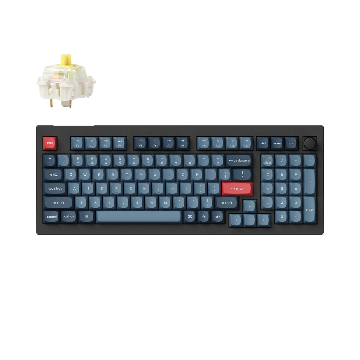 Keychron V5 Max Wireless Custom  Keyboard - BANANA Switch-0