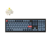 Keychron V6 Max Wireless Custom Keyboard - BANANA Switch-0