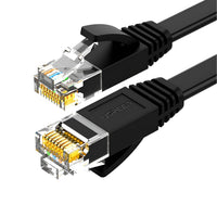 UGREEN NW102 Cat6 U/UTP Flat Ethernet Cable 0.5m - Black-0