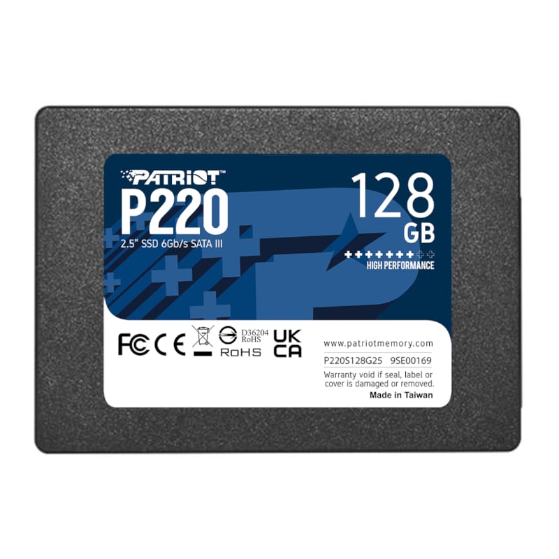 Patriot P220 128GB 2.5" SSD-0