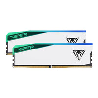 Patriot Viper Elite 5 RGB 32GB 6000MHz DDR5 Desktop Gaming Memory Kit - White-0
