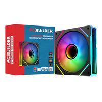 PCBuilder STORM PRISM 120mm ARGB Fan - Black-0