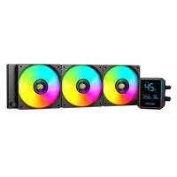 PCBuilder BLIZZARD FREEZE 360mm AIO ARGB Liquid CPU Cooler - Black-0