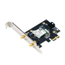 ASUS Wi-Fi 7 Tri-Band PCIe Wireless Adapter with Bluetooth 5.4 – Black