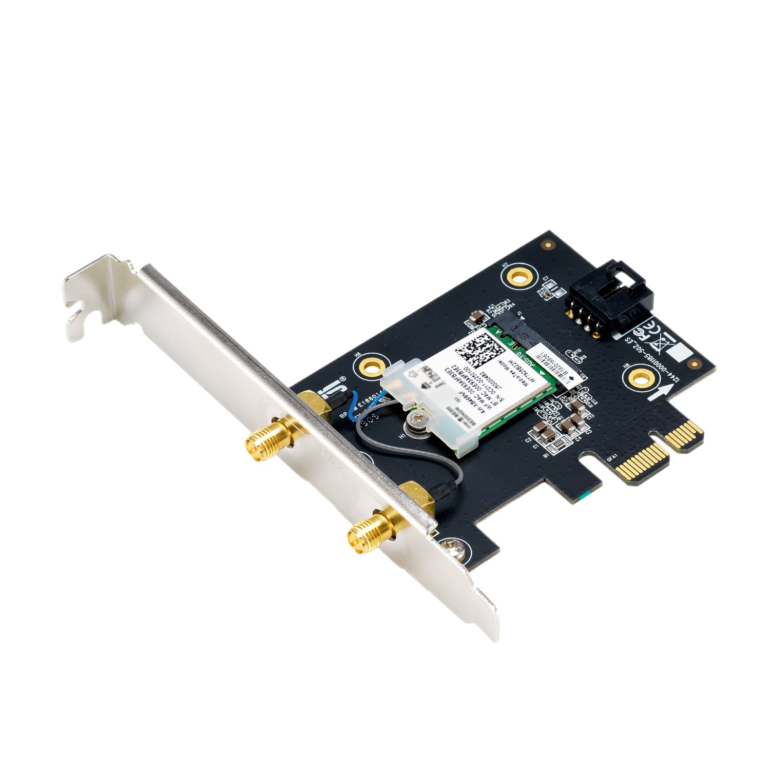 ASUS Wi-Fi 7 Tri-Band PCIe Wireless Adapter with Bluetooth 5.4 – Black