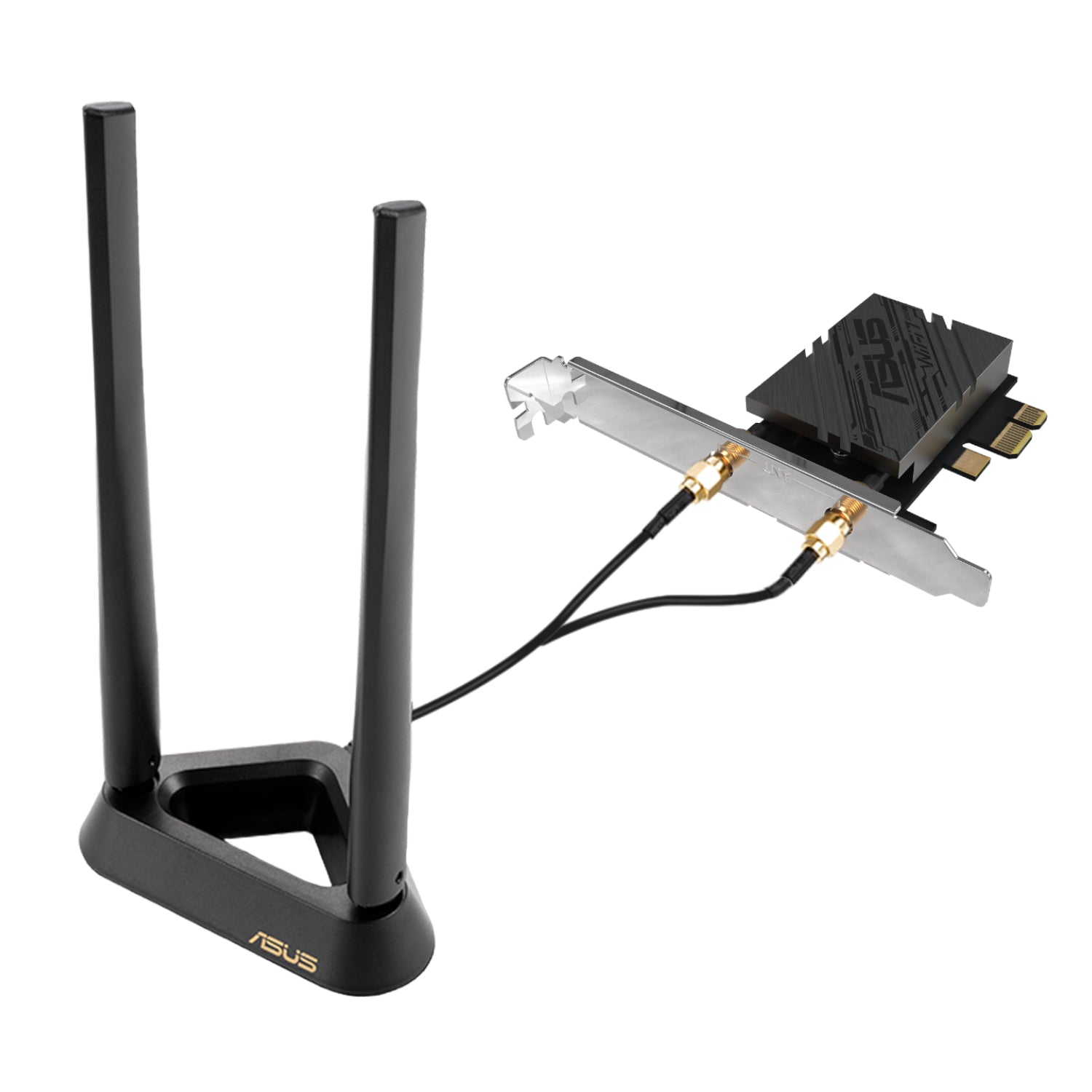 ASUS BE9400 Tri-Band Wi-Fi 7 6GHz PCIe Adapter-Black-0