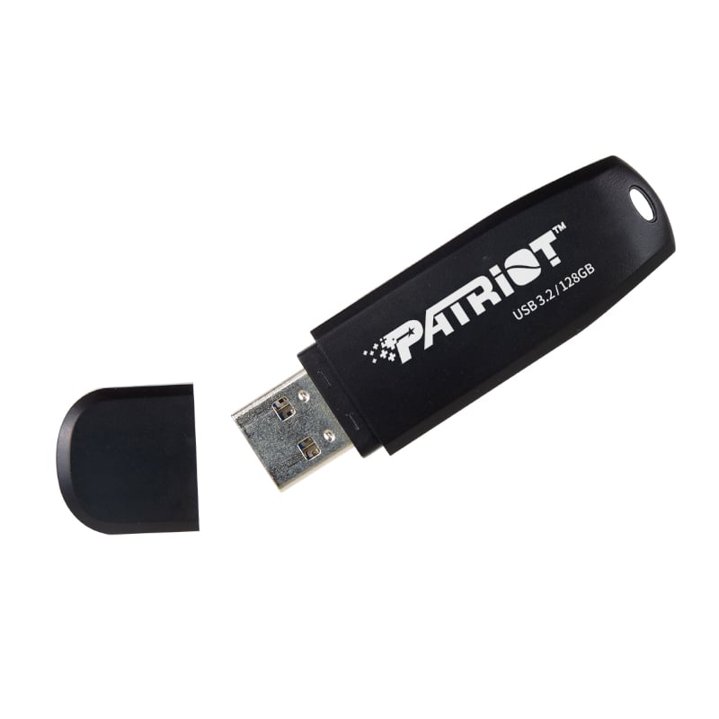 Patriot Xporter Core 128GB USB3.2 Flash Drive - Black-0