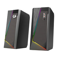 REDRAGON 2.0 Satellite Speaker ANVIL 2 x 3W RGB USB|Aux Gaming Speaker - Black-0