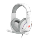 Redragon H211 CRONUS Surround Sound RGB Wired Gaming Headset – White-0